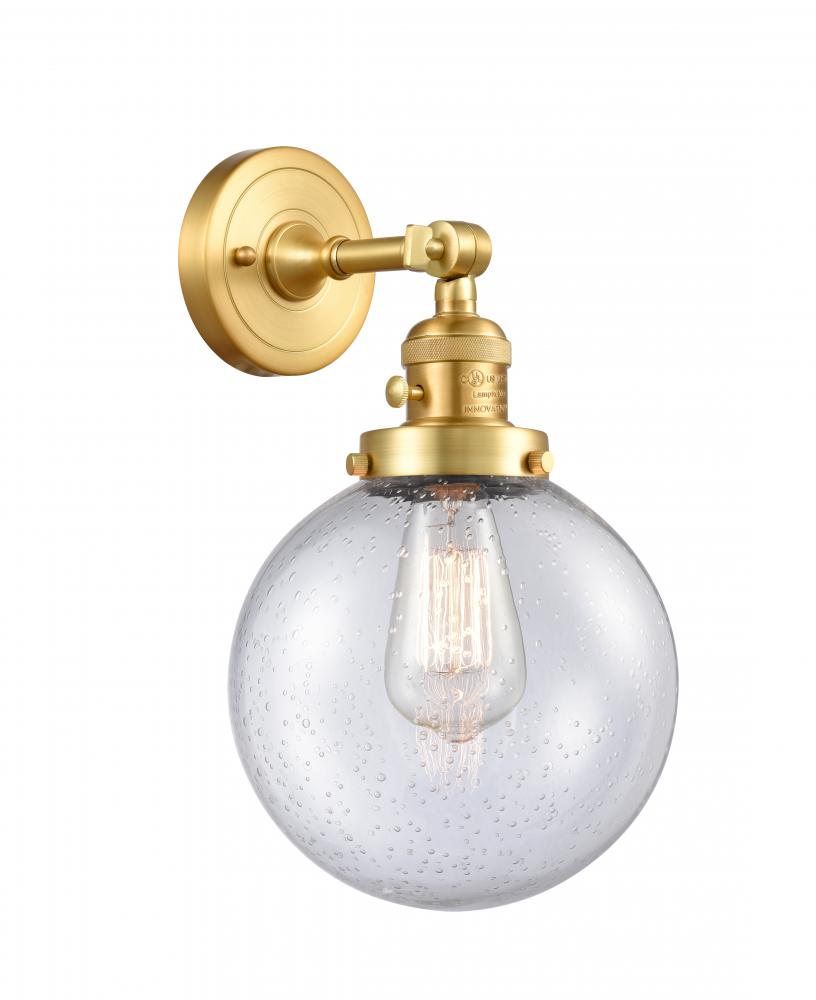 Beacon - 1 Light - 8 inch - Satin Gold - Sconce