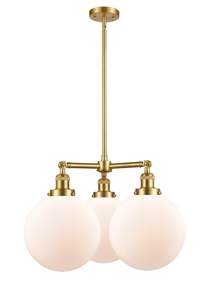 Beacon - 3 Light - 24 inch - Satin Gold - Stem Hung - Chandelier