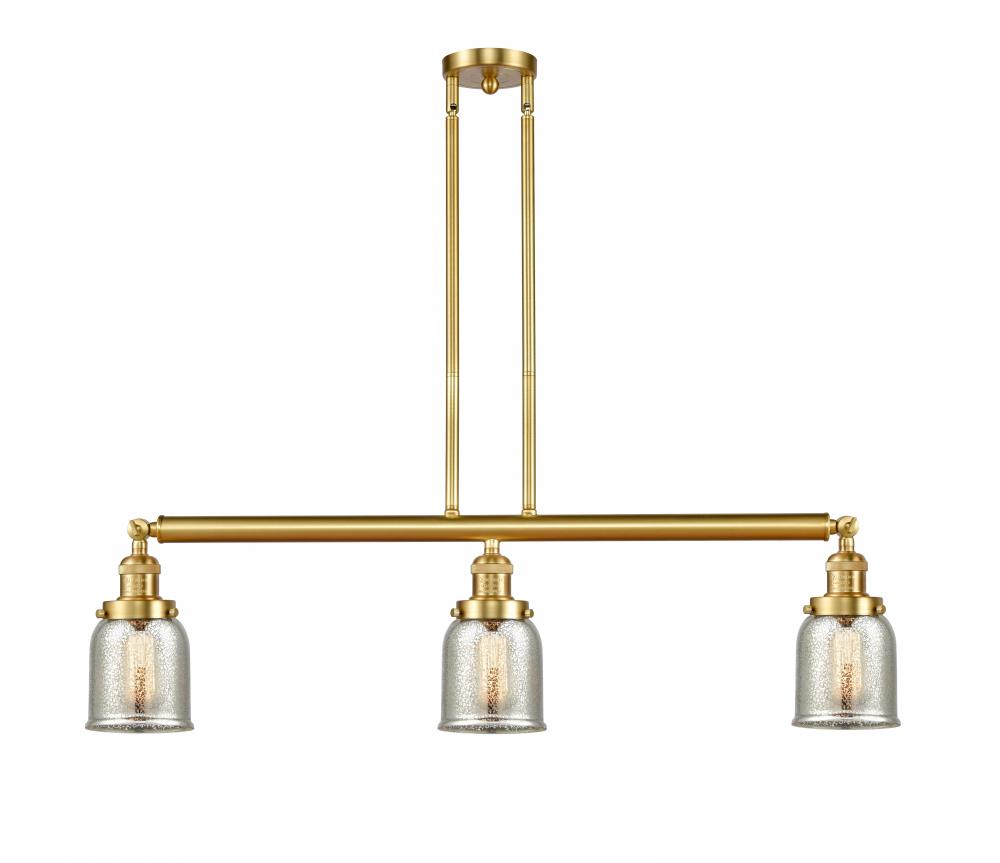 Bell - 3 Light - 38 inch - Satin Gold - Stem Hung - Island Light