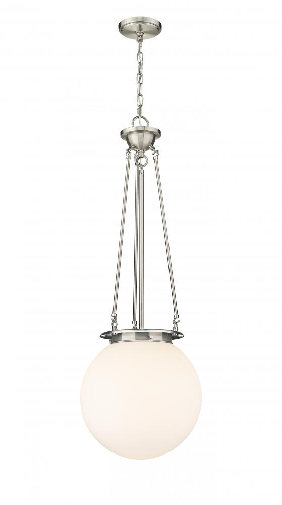 Beacon - 1 Light - 14 inch - Satin Nickel - Chain Hung - Pendant