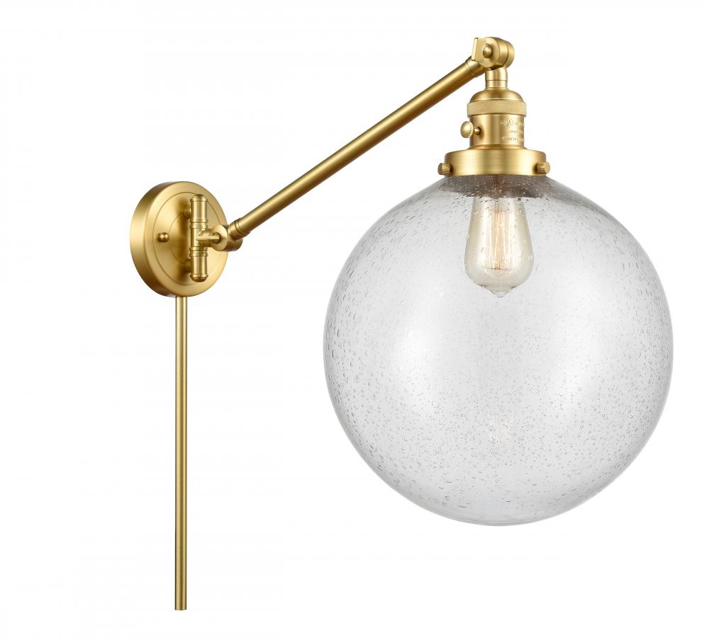 Beacon - 1 Light - 12 inch - Satin Gold - Swing Arm