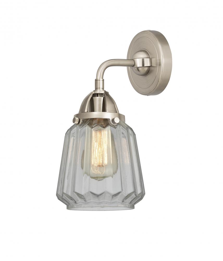 Chatham - 1 Light - 7 inch - Brushed Satin Nickel - Sconce