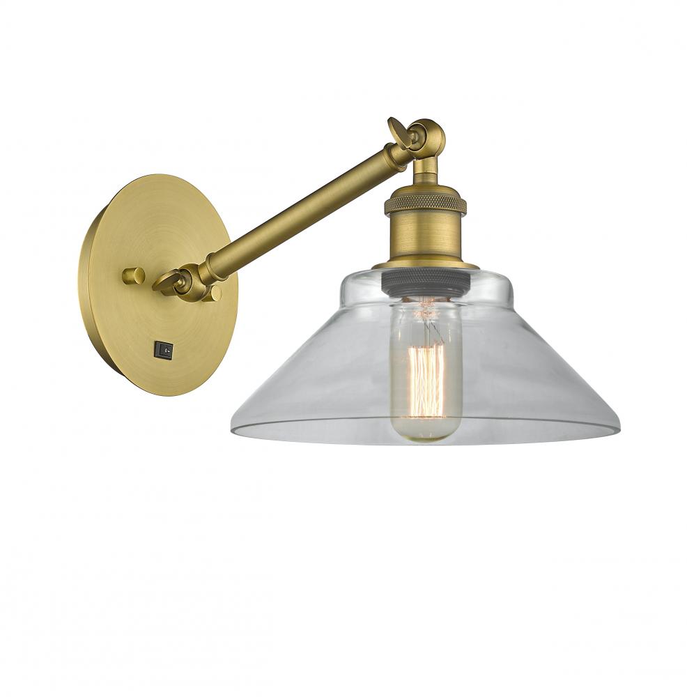 Orwell - 1 Light - 8 inch - Brushed Brass - Sconce