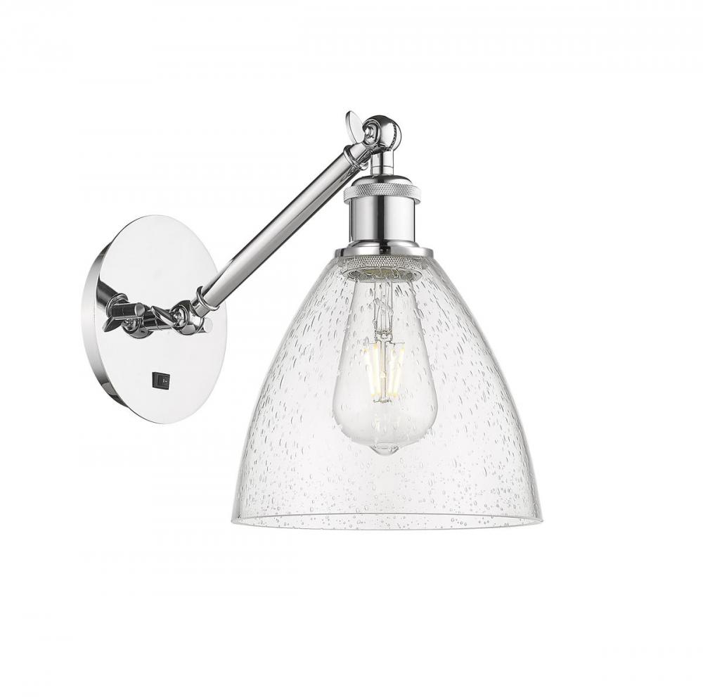 Bristol - 1 Light - 8 inch - Polished Chrome - Sconce