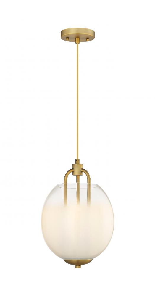 Fall Brook - 3 Light - 10 inch - Brushed Brass - Pendant