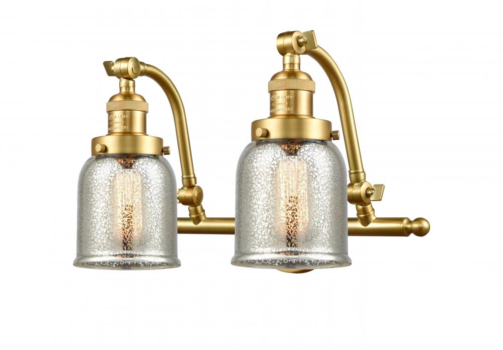 Bell - 2 Light - 18 inch - Satin Gold - Bath Vanity Light