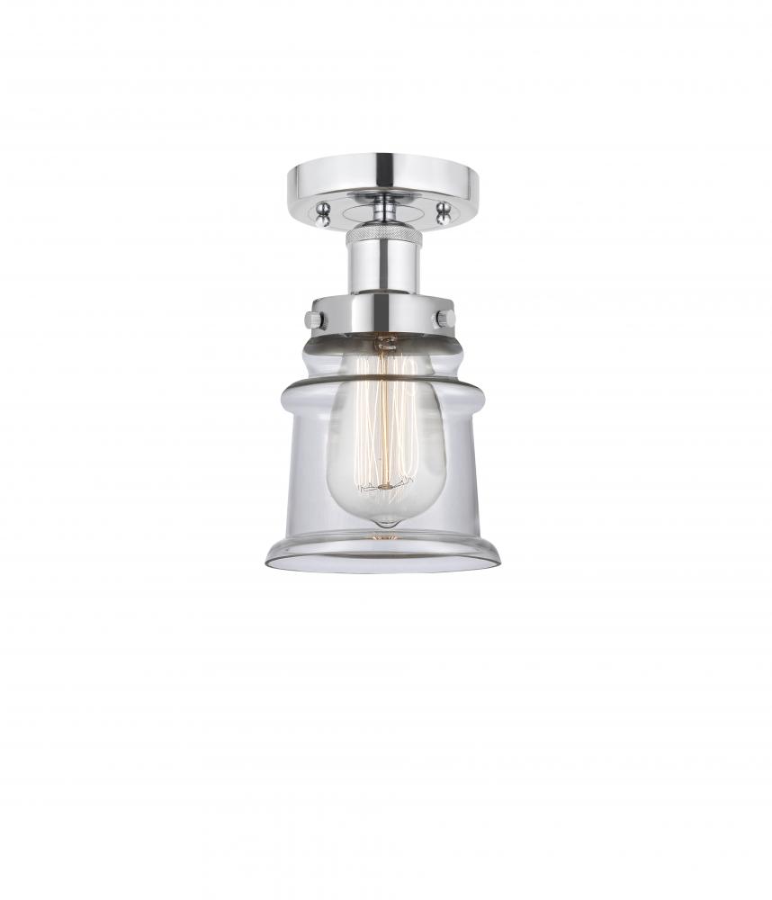 Canton - 1 Light - 5 inch - Polished Chrome - Semi-Flush Mount