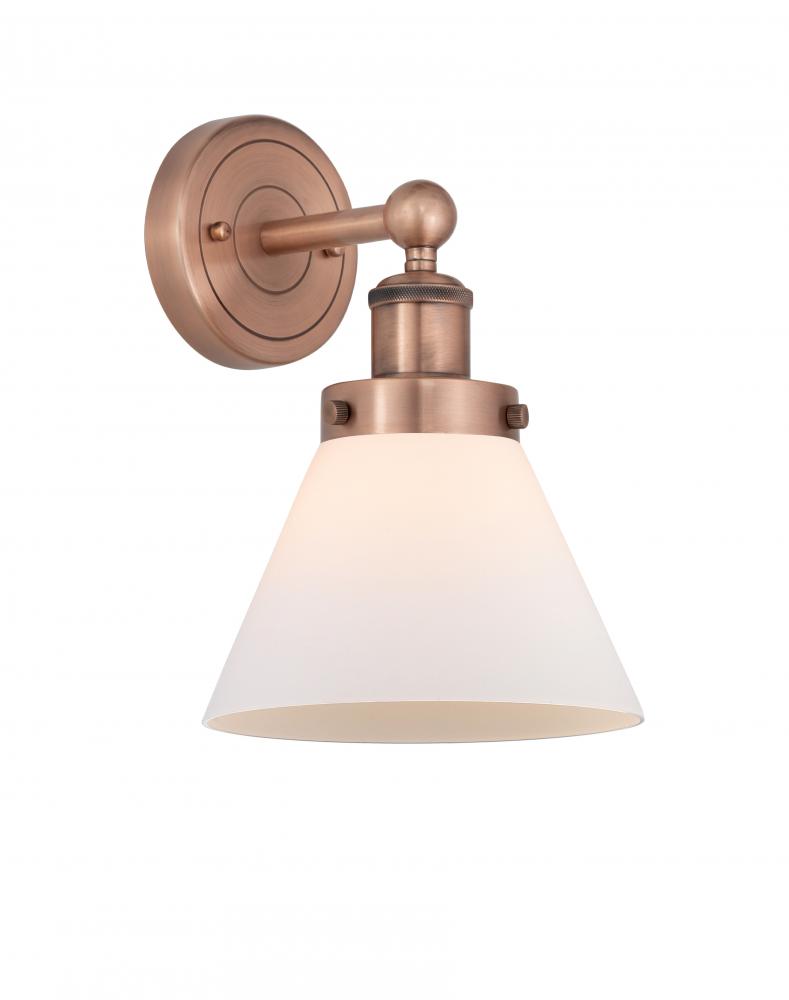 Cone - 1 Light - 8 inch - Antique Copper - Sconce