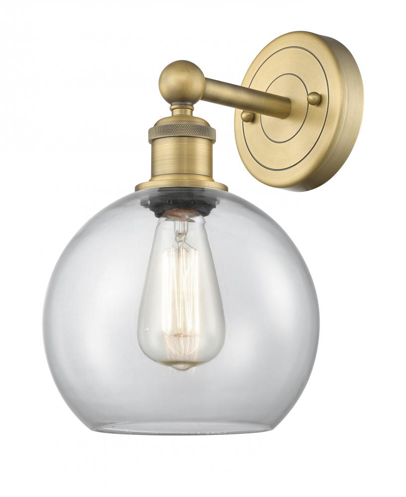 Athens - 1 Light - 8 inch - Brushed Brass - Sconce