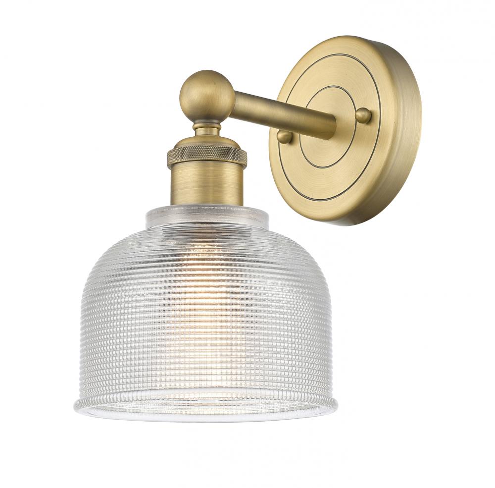 Dayton - 1 Light - 6 inch - Brushed Brass - Sconce