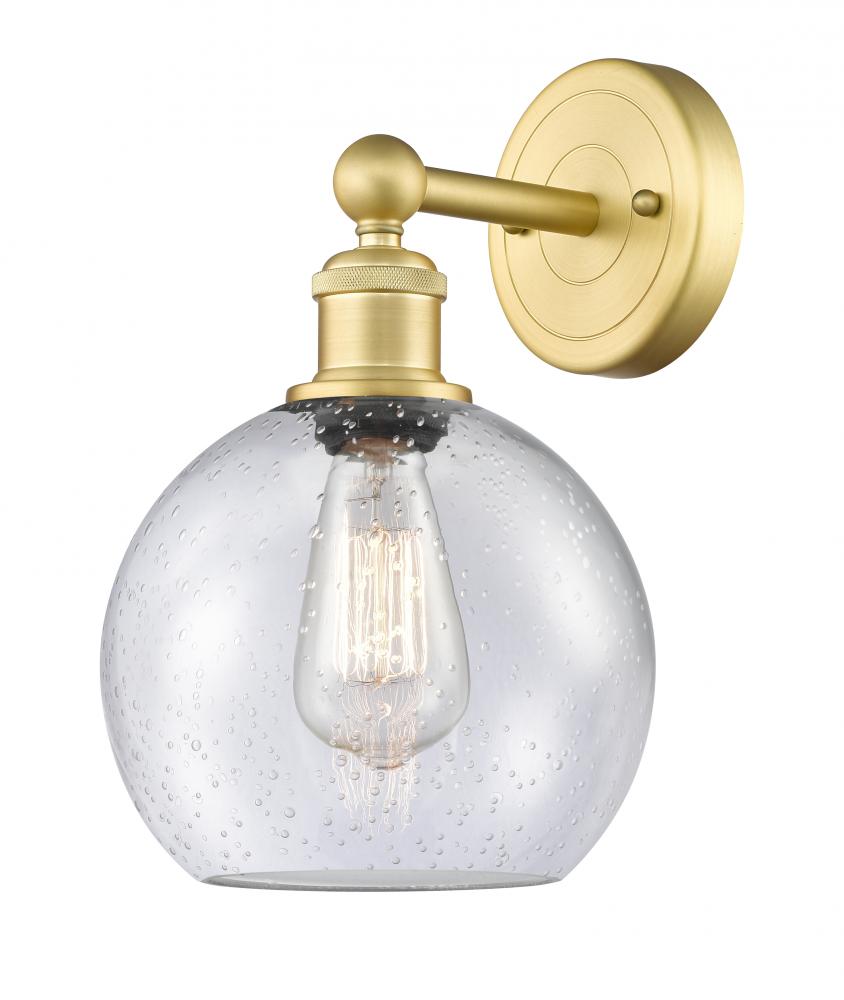 Athens - 1 Light - 8 inch - Satin Gold - Sconce