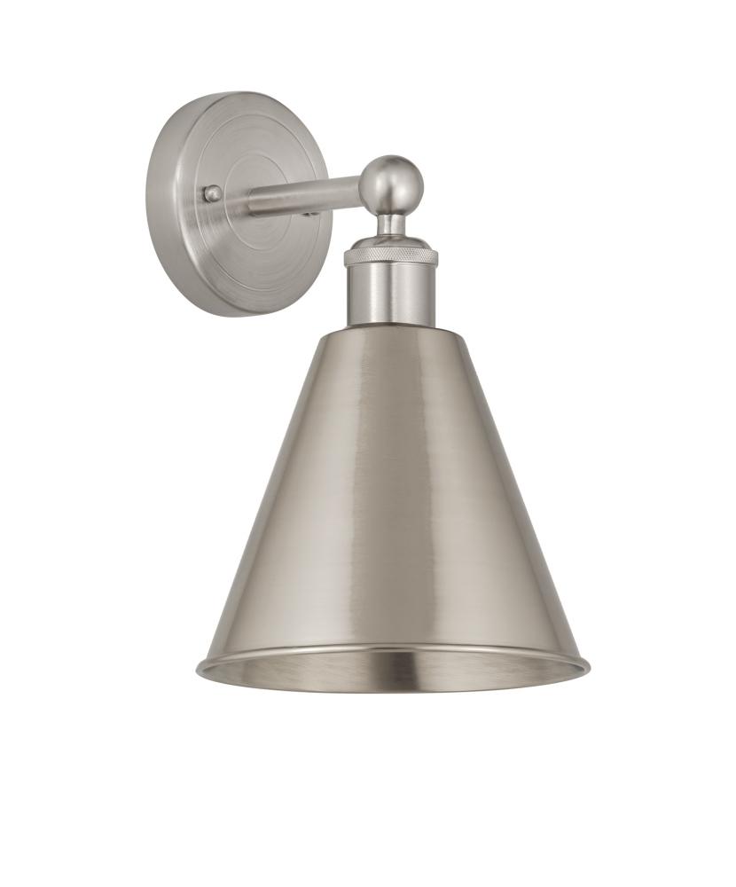 Berkshire - 1 Light - 8 inch - Satin Nickel - Sconce