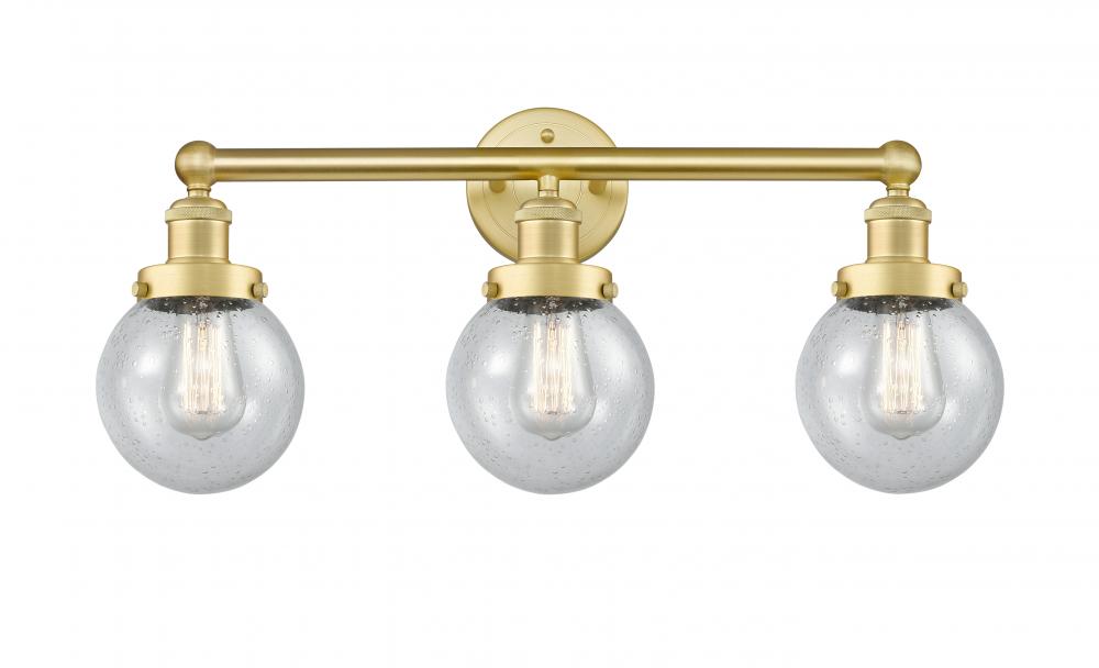 Beacon - 3 Light - 24 inch - Satin Gold - Bath Vanity Light