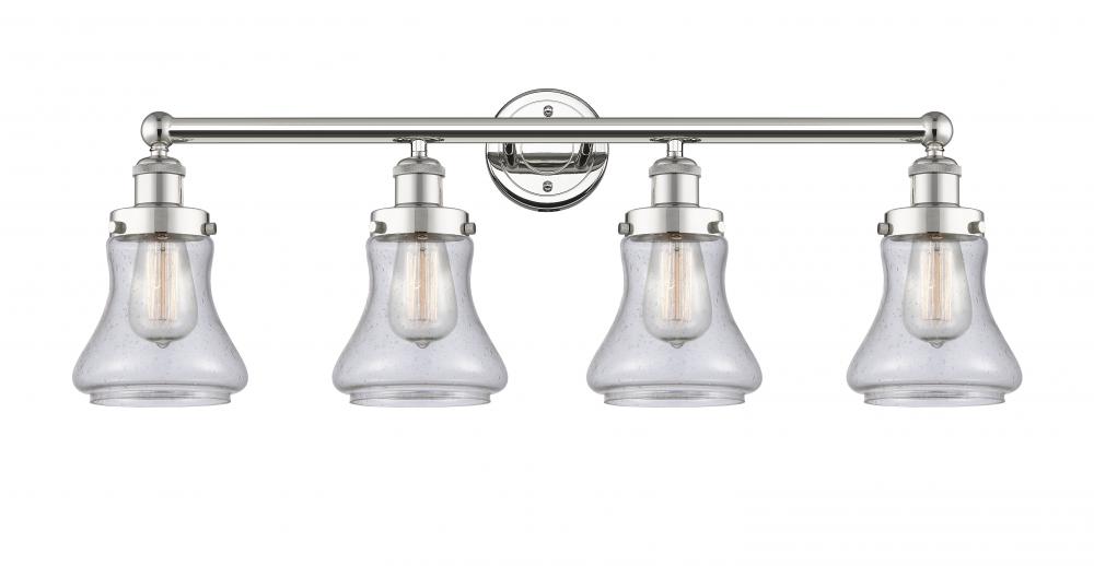 Bellmont - 4 Light - 33 inch - Polished Nickel - Bath Vanity Light