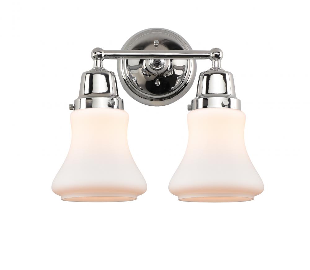 Bellmont - 2 Light - 14 inch - Polished Chrome - Bath Vanity Light