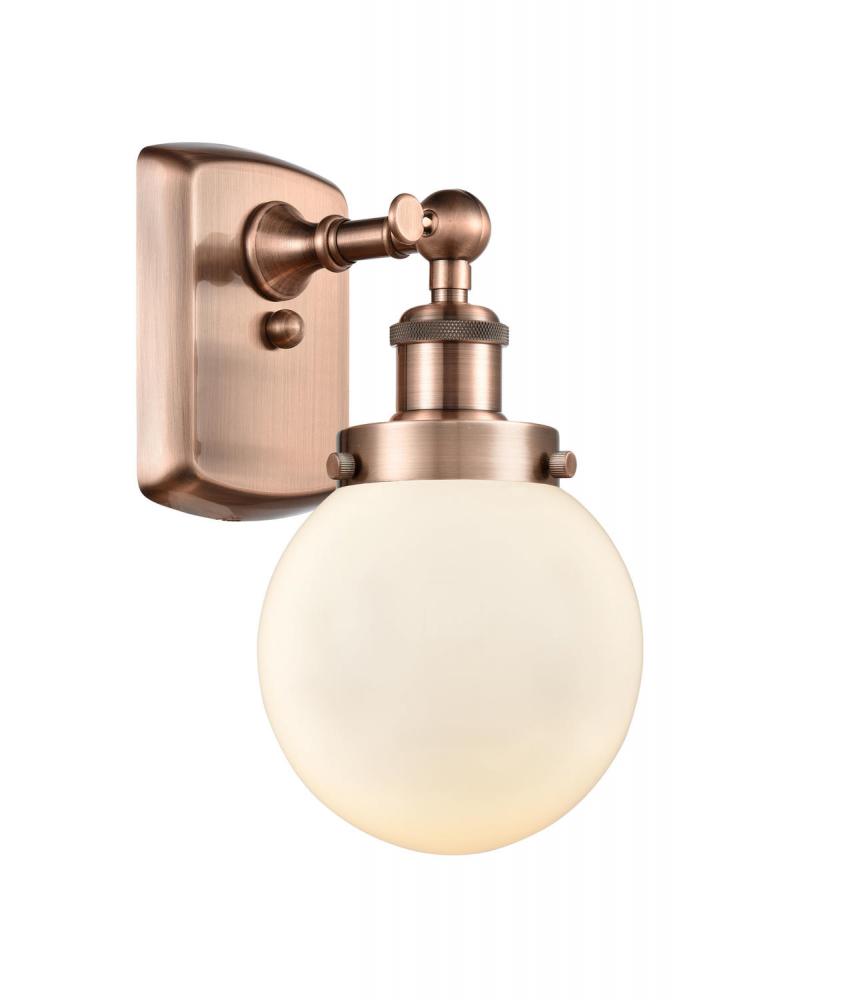 Beacon - 1 Light - 6 inch - Antique Copper - Sconce