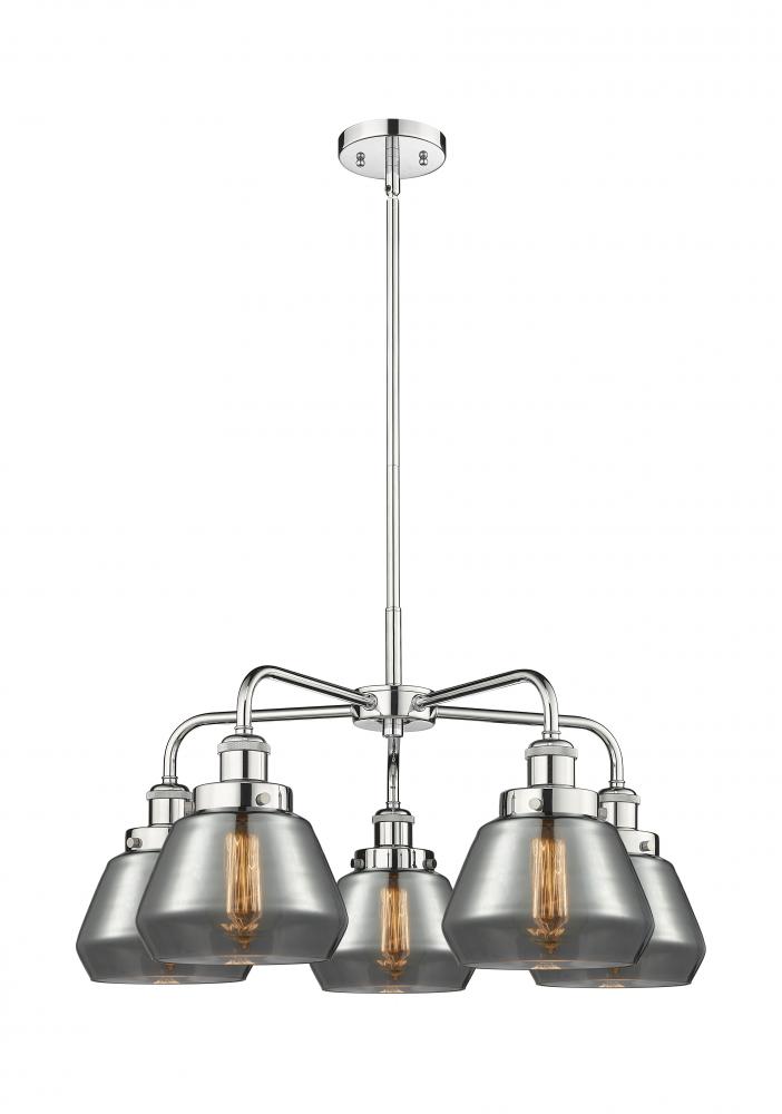 Fulton - 5 Light - 26 inch - Polished Chrome - Chandelier