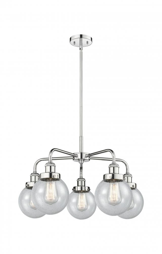 Beacon - 5 Light - 25 inch - Polished Chrome - Chandelier