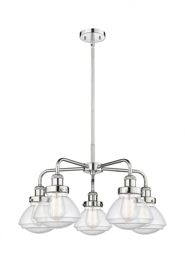 Olean - 5 Light - 25 inch - Polished Chrome - Chandelier