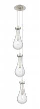 Innovations Lighting 103-451-1P-SN-G451-5SDY - Owego - 3 Light - 7 inch - Brushed Satin Nickel - Multi Pendant