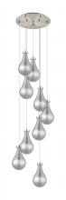 Innovations Lighting 119-451-1P-SN-G451-7SM - Owego - 9 Light - 19 inch - Brushed Satin Nickel - Multi Pendant