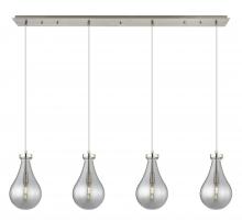 Innovations Lighting 124-451-1P-SN-G451-7SM - Owego - 4 Light - 49 inch - Brushed Satin Nickel - Linear Pendant