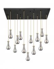 Innovations Lighting 154BK-451-1P-CB-G451-5SM - Owego - 13 Light - 54 inch - Brushed Champagne Bronze - Multi Pendant