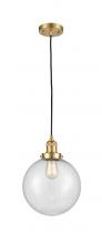 Innovations Lighting 201C-SG-G204-10 - Beacon - 1 Light - 10 inch - Satin Gold - Cord hung - Mini Pendant