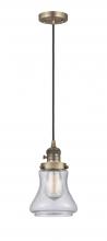 Innovations Lighting 201CSW-BB-G194-LED - Bellmont - 1 Light - 6 inch - Brushed Brass - Cord hung - Mini Pendant