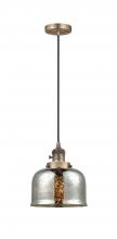 Innovations Lighting 201CSW-BB-G78-LED - Bell - 1 Light - 8 inch - Brushed Brass - Cord hung - Mini Pendant