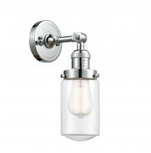 Innovations Lighting 203-PC-G312-LED - Dover - 1 Light - 5 inch - Polished Chrome - Sconce