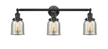 Innovations Lighting 205-OB-G58 - Bell - 3 Light - 30 inch - Oil Rubbed Bronze - Bath Vanity Light