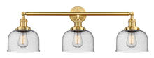 Innovations Lighting 205-SG-G74-LED - Bell - 3 Light - 32 inch - Satin Gold - Bath Vanity Light