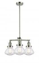 Innovations Lighting 207-PN-G322 - Olean - 3 Light - 19 inch - Polished Nickel - Stem Hung - Chandelier