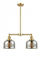 Innovations Lighting 209-SG-G78 - Bell - 2 Light - 24 inch - Satin Gold - Stem Hung - Island Light