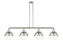 Innovations Lighting 214-SN-HFS-82-SN-LED - Hampden - 4 Light - 54 inch - Brushed Satin Nickel - Stem Hung - Island Light