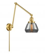 Innovations Lighting 238-SG-G173 - Fulton - 1 Light - 8 inch - Satin Gold - Swing Arm