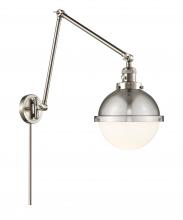 Innovations Lighting 238-SN-HFS-81-SN-LED - Hampden - 1 Light - 9 inch - Brushed Satin Nickel - Swing Arm