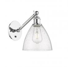 Innovations Lighting 317-1W-PC-GBD-754 - Bristol - 1 Light - 8 inch - Polished Chrome - Sconce