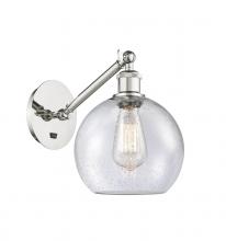 Innovations Lighting 317-1W-PN-G124-8-LED - Athens - 1 Light - 8 inch - Polished Nickel - Sconce