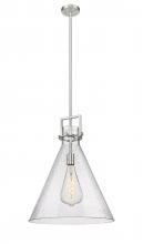 Innovations Lighting 411-1SL-SN-G411-18SDY - Newton Cone - 1 Light - 18 inch - Brushed Satin Nickel - Cord hung - Pendant