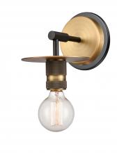 Innovations Lighting 431-1W-BBB-LED - Aurora - 1 Light - 6 inch - Black Brushed Brass - Sconce