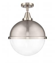 Innovations Lighting 447-1C-SN-HFS-122-SN-LED - Hampden - 1 Light - 13 inch - Brushed Satin Nickel - Flush Mount