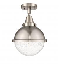 Innovations Lighting 447-1C-SN-HFS-84-SN-LED - Hampden - 1 Light - 9 inch - Brushed Satin Nickel - Flush Mount