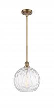 Innovations Lighting 516-1S-BB-G1215-10-LED - Athens Water Glass - 1 Light - 10 inch - Brushed Brass - Mini Pendant