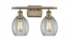 Innovations Lighting 516-2W-AB-G82-LED - Eaton - 2 Light - 16 inch - Antique Brass - Bath Vanity Light