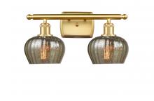 Innovations Lighting 516-2W-SG-G96-LED - Fenton - 2 Light - 17 inch - Satin Gold - Bath Vanity Light