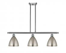 Innovations Lighting 516-3I-SN-MBD-75-SN-LED - Bristol - 3 Light - 36 inch - Brushed Satin Nickel - Cord hung - Island Light