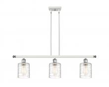 Innovations Lighting 516-3I-WPC-G1113 - Cobbleskill - 3 Light - 36 inch - White Polished Chrome - Cord hung - Island Light