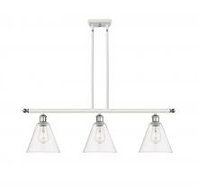 Innovations Lighting 516-3I-WPC-GBC-82-LED - Berkshire - 3 Light - 36 inch - White Polished Chrome - Cord hung - Island Light